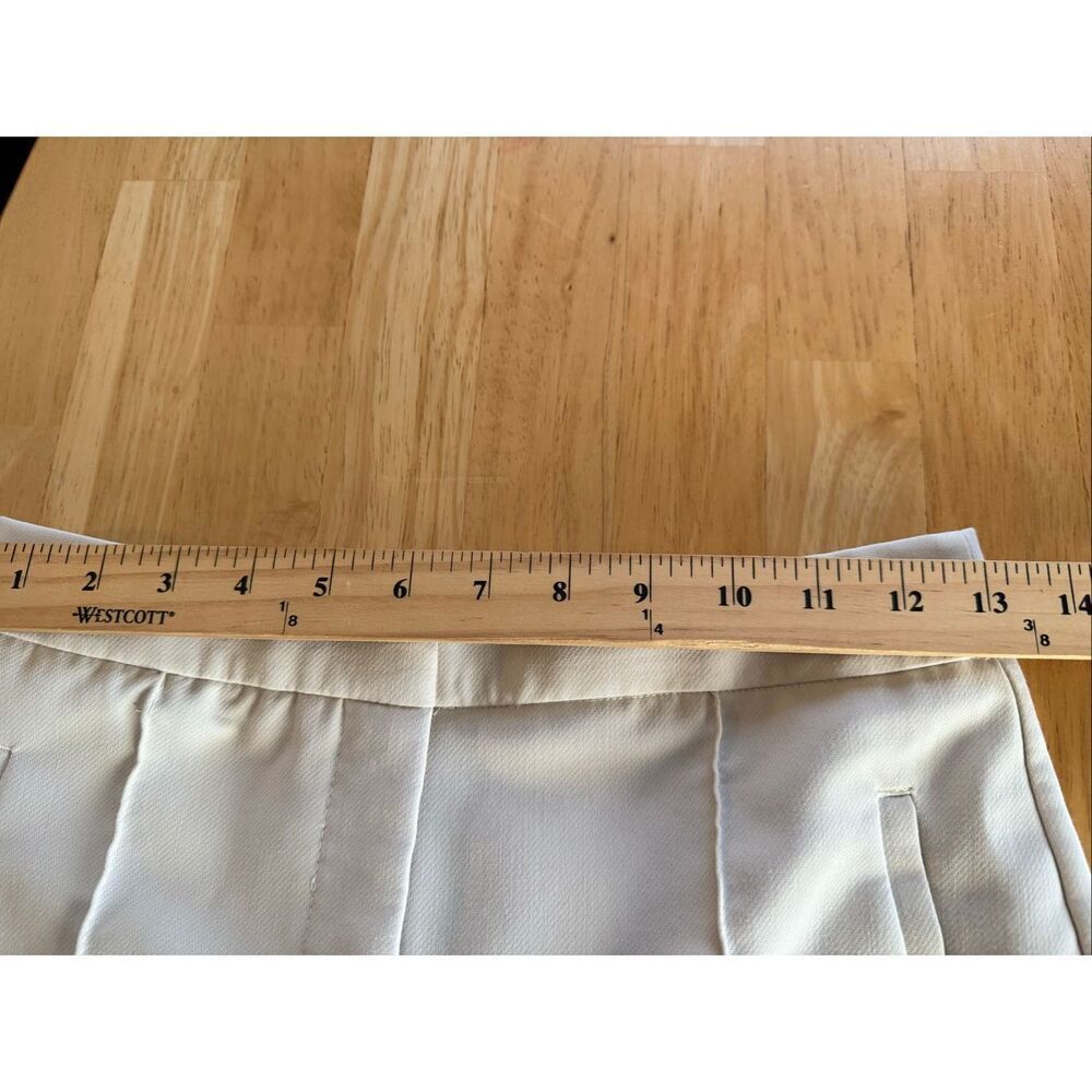 Zara Tailored High-Rise Slim Ankle Trousers in Cream– Women’s Small - Picture 7 of 12